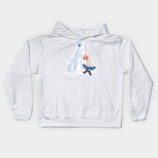 Bear hug Kids Hoodie